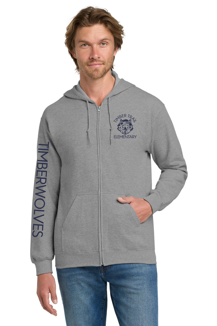 Timber Trail Zip Up Hoodie- Youth, Unisex Sizes- 2 Designs