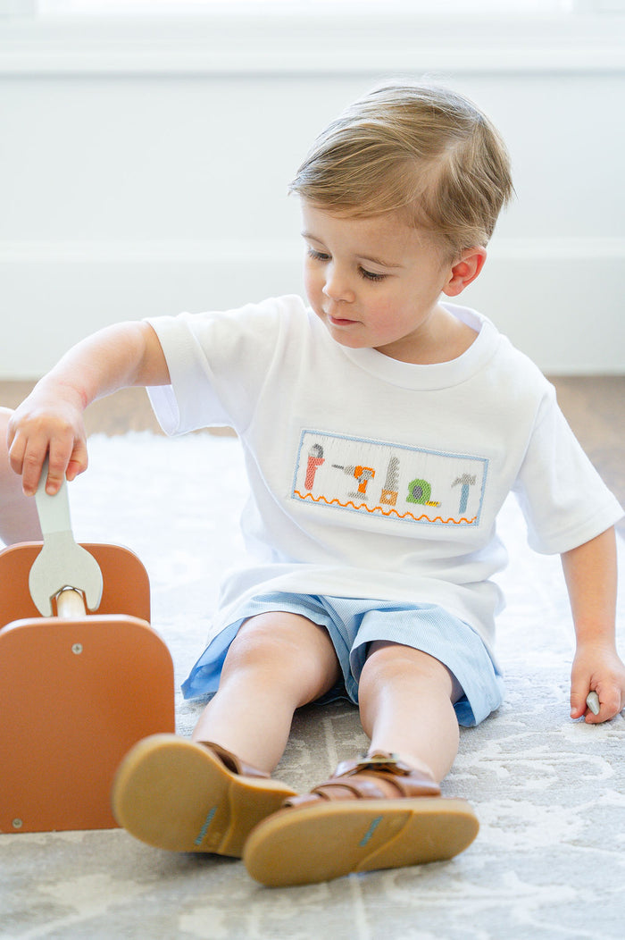 Tools Smocked Beau T-Shirt/Shorts Set