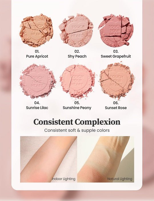 TOUCH MY CHEEK 01 PURE APRICOT - Fard De Obraz Pudra - skinseen.ro