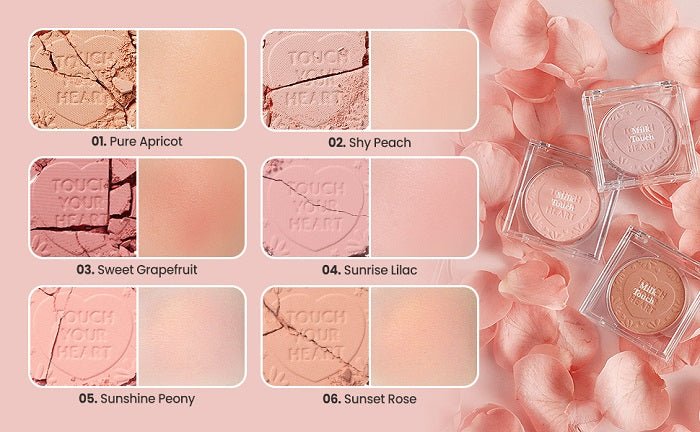 TOUCH MY CHEEK 01 PURE APRICOT - Fard De Obraz Pudra - skinseen.ro
