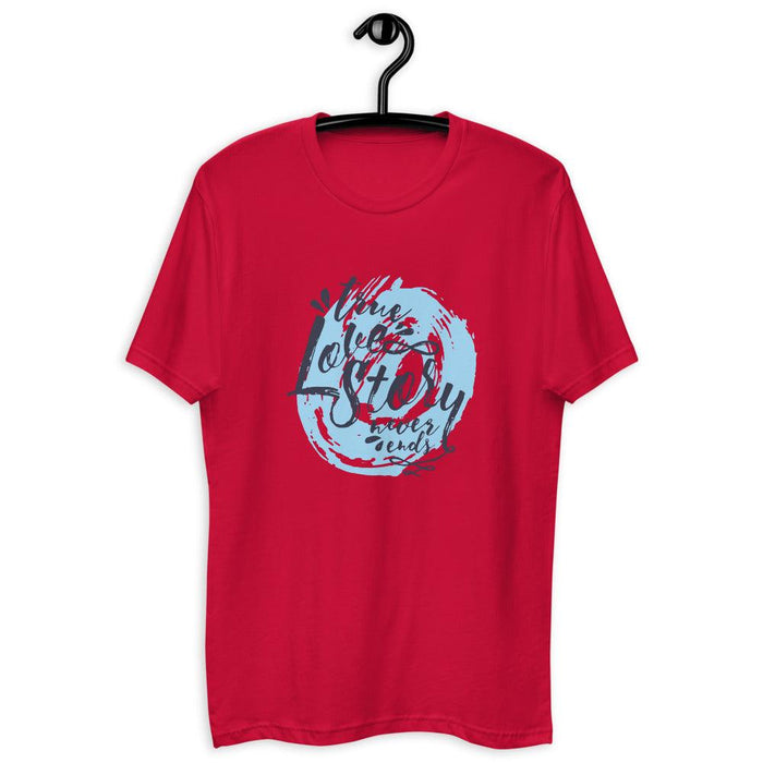 True Love Story Never Ends Men's Short Sleeve T-shirt - Billyforce Shop