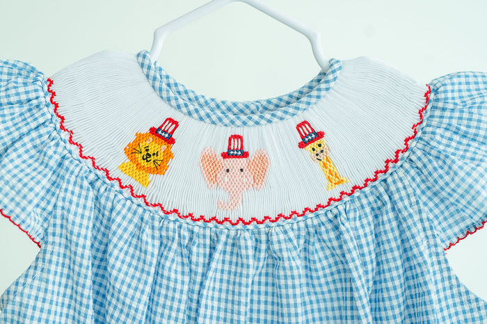 Uncle Sam Smocked Birdie Bubble