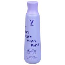 V & CO wave hair conditioner + peptides curlty free no sulfates no parabens بلسم الشعر المموج