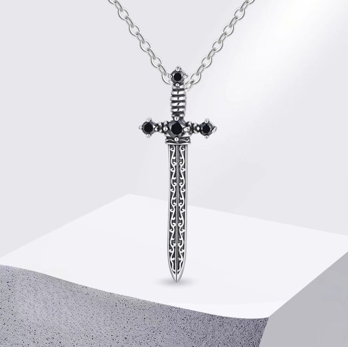 Valen Cross Stainless Steel Pendant with Chain