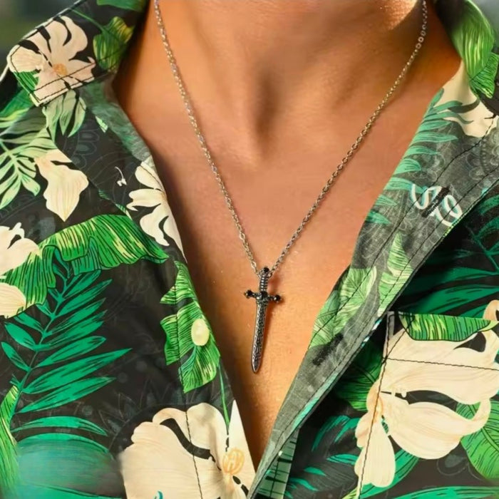 Valen Cross Stainless Steel Pendant with Chain
