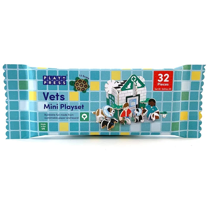 'Vets' Mini Playset -  a sustainably managed playset from Playpress