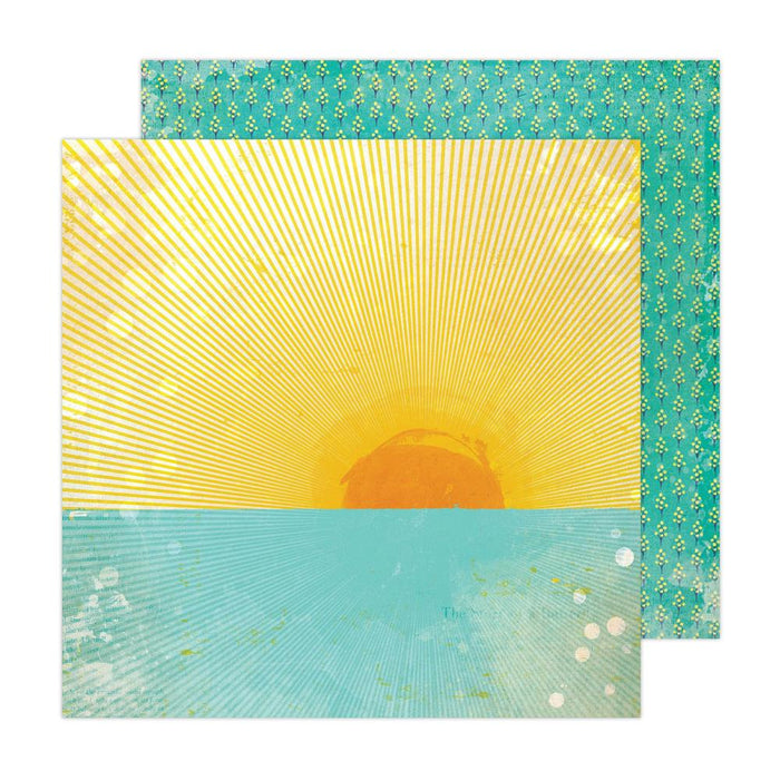Vicki Boutin - Sweet Rush - Double-Sided Cardstock 12"X12" - Select from drop down. Each sheet sold separately. Available at Embellish Away located in Bowmanville Ontario Canada. Sunny Side Up