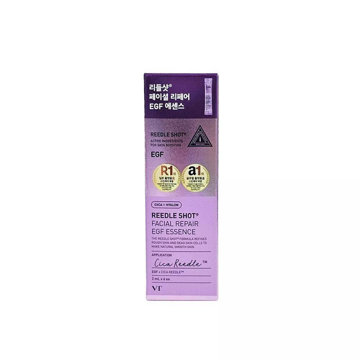 VT COSMETICS Reedle Shot Facial Repair EGF Essence 2 mL x 6 pcs