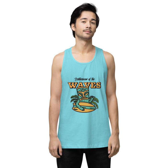 WAVES Men’s premium tank top - Billyforce Shop