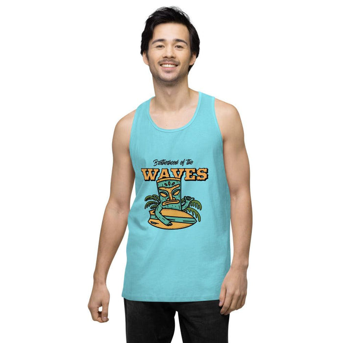 WAVES Men’s premium tank top - Billyforce Shop