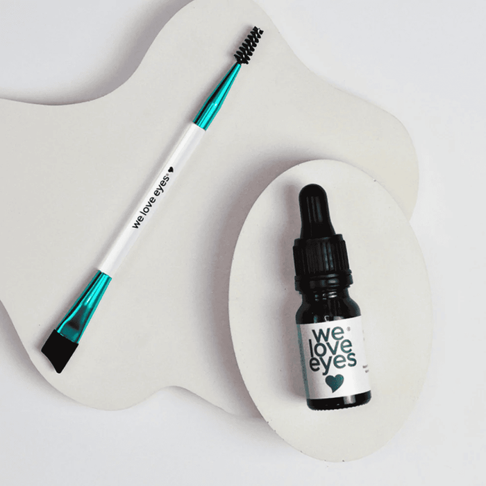 WE LOVE EYES Lashfull Thinking™ Dab n Spoolie Lash + Brow Serum Brush