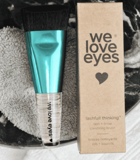 WE LOVE EYES Lashfull Thinking™ lash + brow cleansing brush