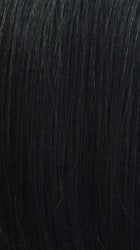 NUTIQUE Illuze Livia HD lace wig natural jet black straight synthetic hair close up texture