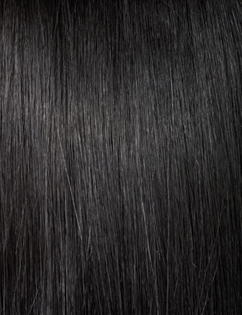 OUTRE Malina 18 inch synthetic wig straight jet black smooth texture with natural shine