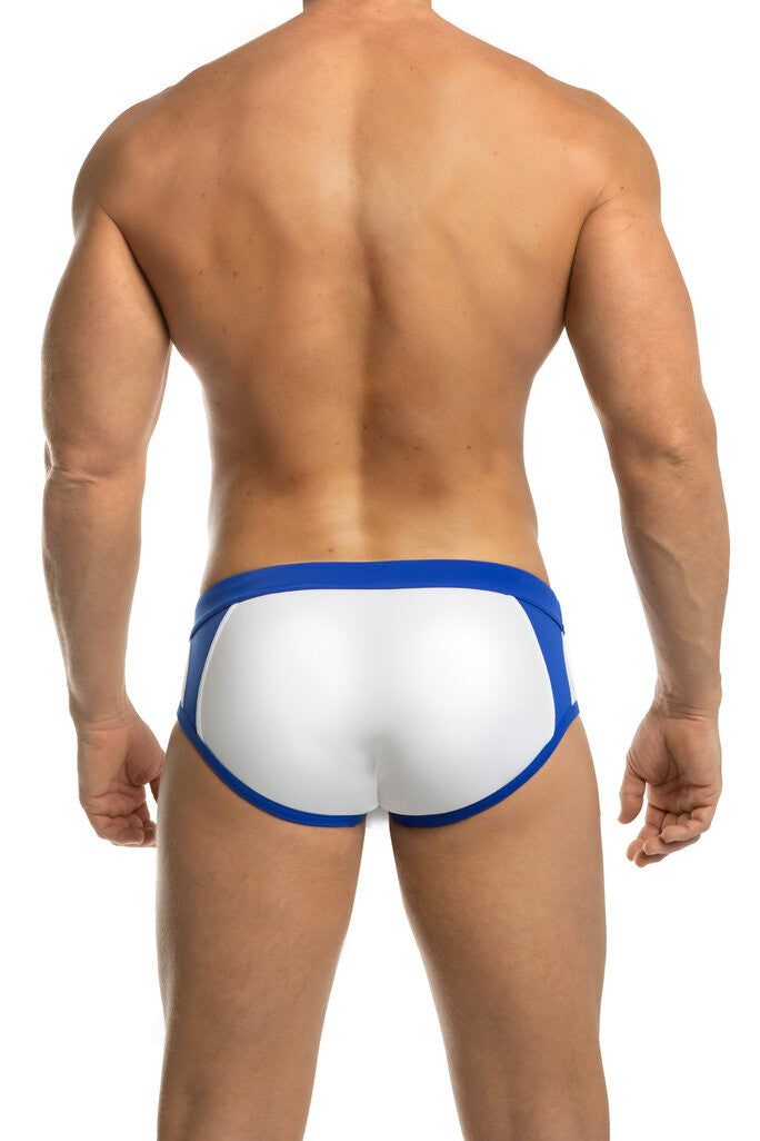 BCNU XLR8 Swim Brief in white by Jack Adams. men's premium, sexy swimwear.