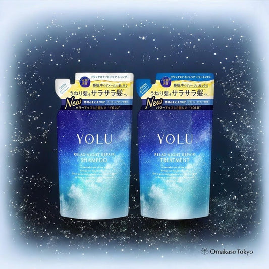 YOLU Relax Night Repair Shampoo Treatment Set